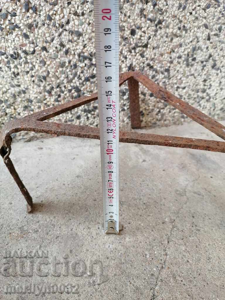 Antique wrought iron stove, hearth, grill, wrought iron - 6 Antique wrought iron stove, hearth, grill, wrought iron - 6