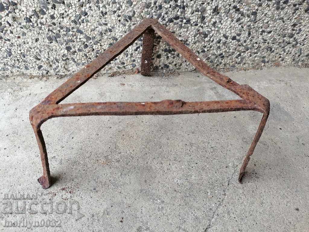 Antique wrought iron stove, hearth, grill, wrought iron Antique wrought iron stove, hearth, grill, wrought iron