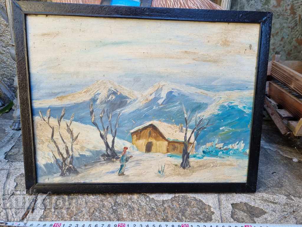 Old oil painting with price 80.00 BGN | € 40.90 Old oil painting with price 80.00 BGN | € 40.90