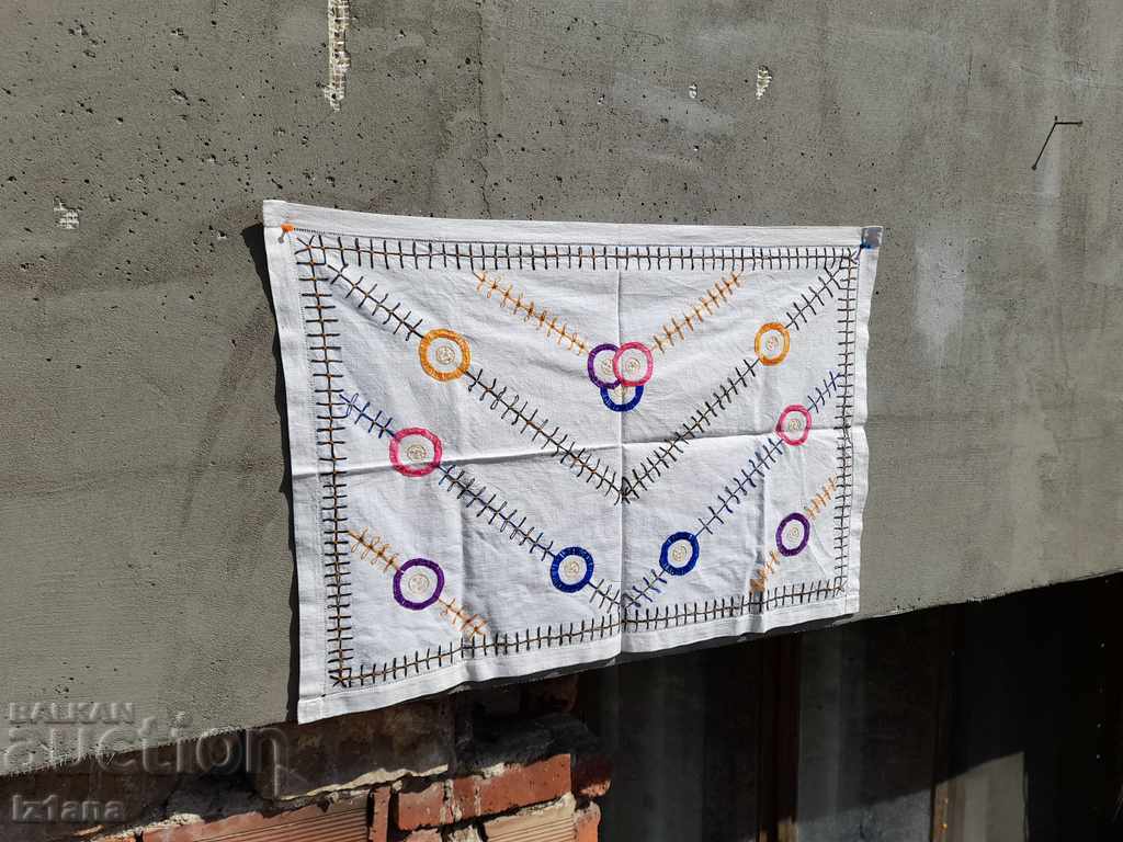 An old embroidered hacker, wall cover with price 20.00 BGN | € 10.23 An old embroidered hacker, wall cover with price 20.00 BGN | € 10.23