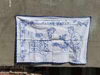 Αντίκα κεντημένο χαλί, επένδυση τοίχου