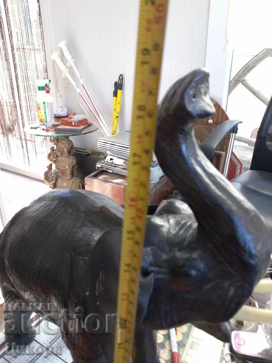 Auction  HUGE LEATHER ELEPHANT