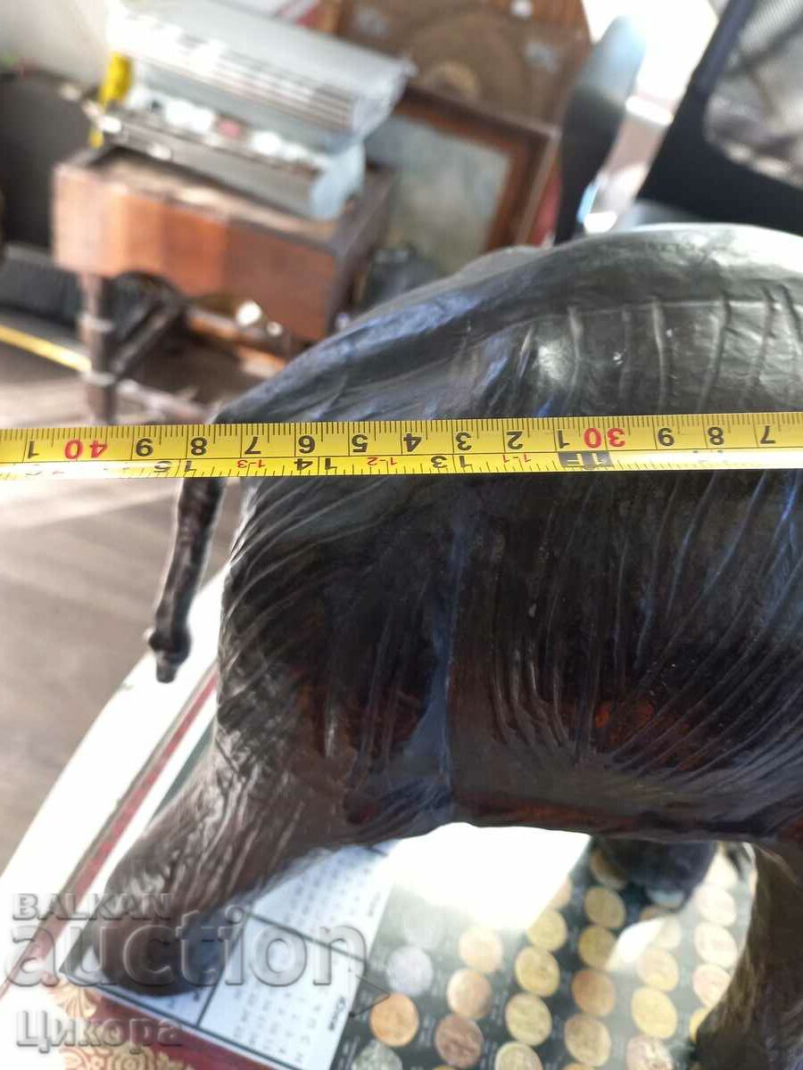 Delivery of HUGE LEATHER ELEPHANT