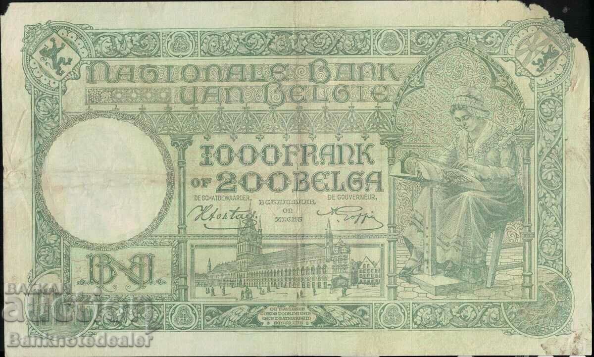 Belgium 1000 Francs 200 Belgas 1943 Pick 110 Ref 8634 with price 35.00 BGN | € 17.90 Belgium 1000 Francs 200 Belgas 1943 Pick 110 Ref 8634 with price 35.00 BGN | € 17.90