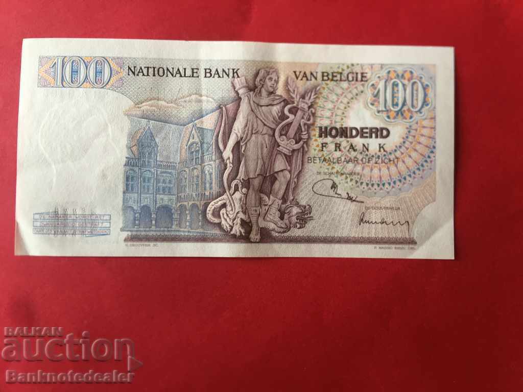 Auction  Belgium 100 Francs Pick 134a Ref 9485