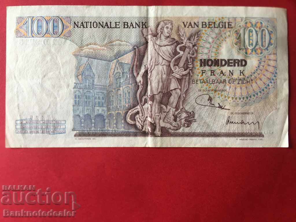 Belgium 100 Francs Pick 134a Ref 9715 with price 9.00 BGN | € 4.60 Belgium 100 Francs Pick 134a Ref 9715 with price 9.00 BGN | € 4.60
