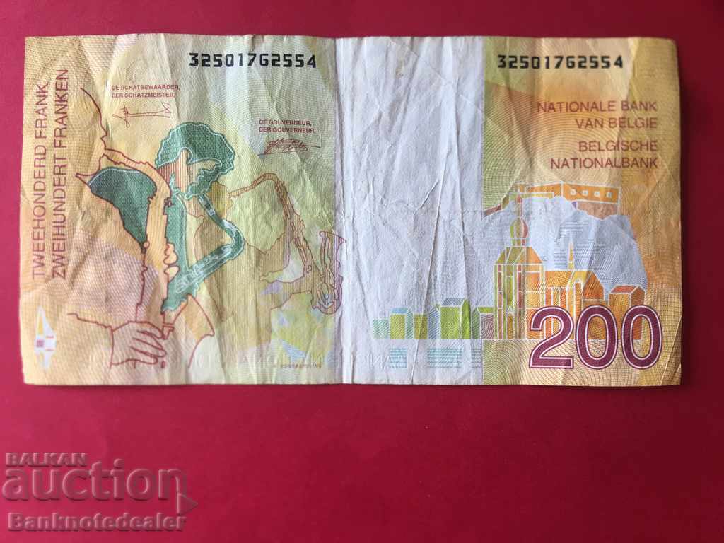 Belgium 200 Francs 1995 Pick 148 Ref 2544 with price 18.00 BGN | € 9.20