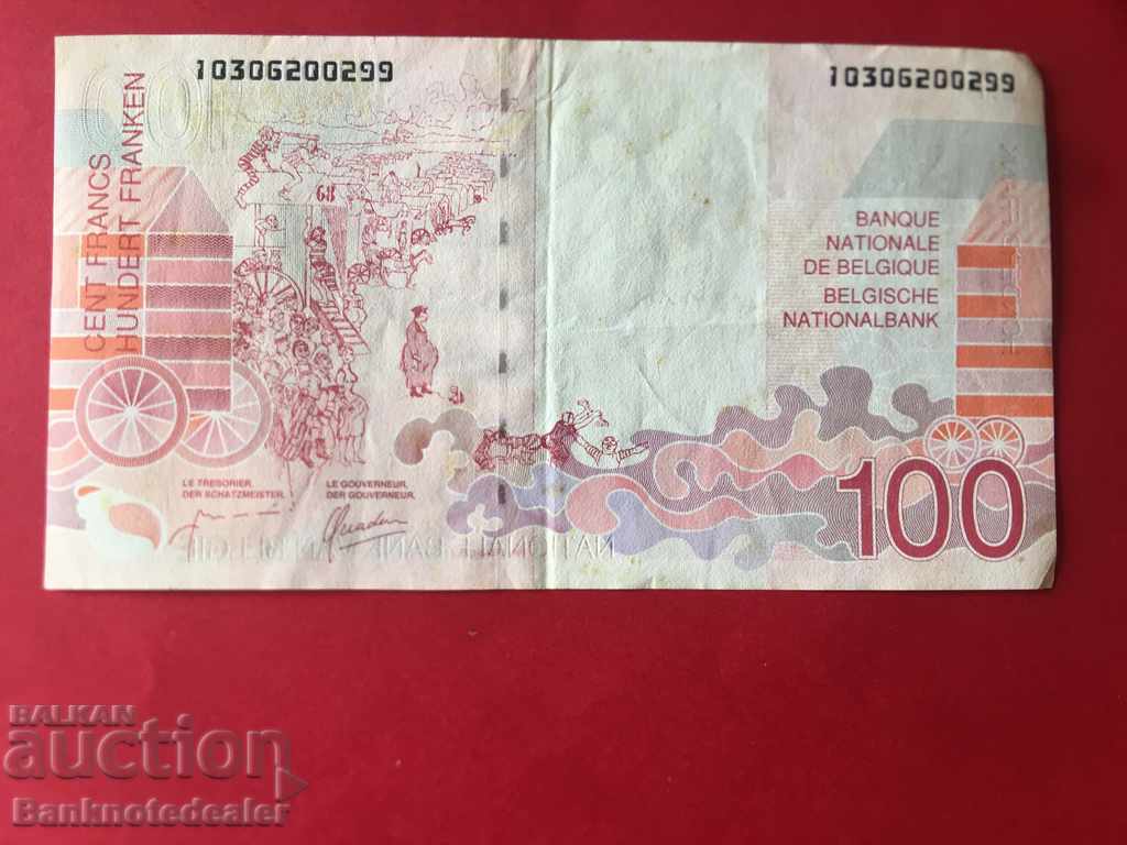 Belgium 100 francs 1995 Pick 147 Ref 0299 with price 10.00 BGN | € 5.11 Belgium 100 francs 1995 Pick 147 Ref 0299 with price 10.00 BGN | € 5.11