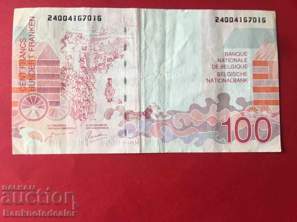 Belgium 100 francs 1995 Pick 147 Ref 7016 with price 12.00 BGN | € 6.14 Belgium 100 francs 1995 Pick 147 Ref 7016 with price 12.00 BGN | € 6.14