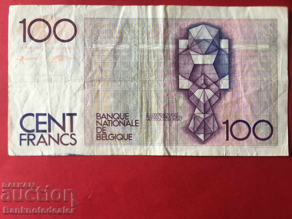 Belgium 100 Francs 1982-94 Pick 142 Ref 2114 with price 9.00 BGN | € 4.60 Belgium 100 Francs 1982-94 Pick 142 Ref 2114 with price 9.00 BGN | € 4.60