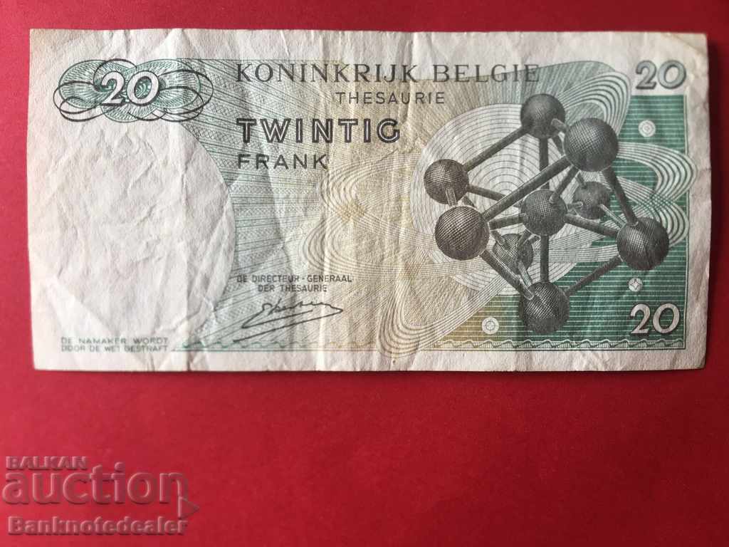 Belgium 20 Francs 1964 Pick 138 Ref 77914 with price 2.00 BGN | € 1.02 Belgium 20 Francs 1964 Pick 138 Ref 77914 with price 2.00 BGN | € 1.02