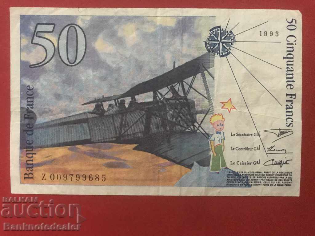France 50 Francs 1993 Pick 157c Ref 9685 with price 15.00 BGN | € 7.67 France 50 Francs 1993 Pick 157c Ref 9685 with price 15.00 BGN | € 7.67