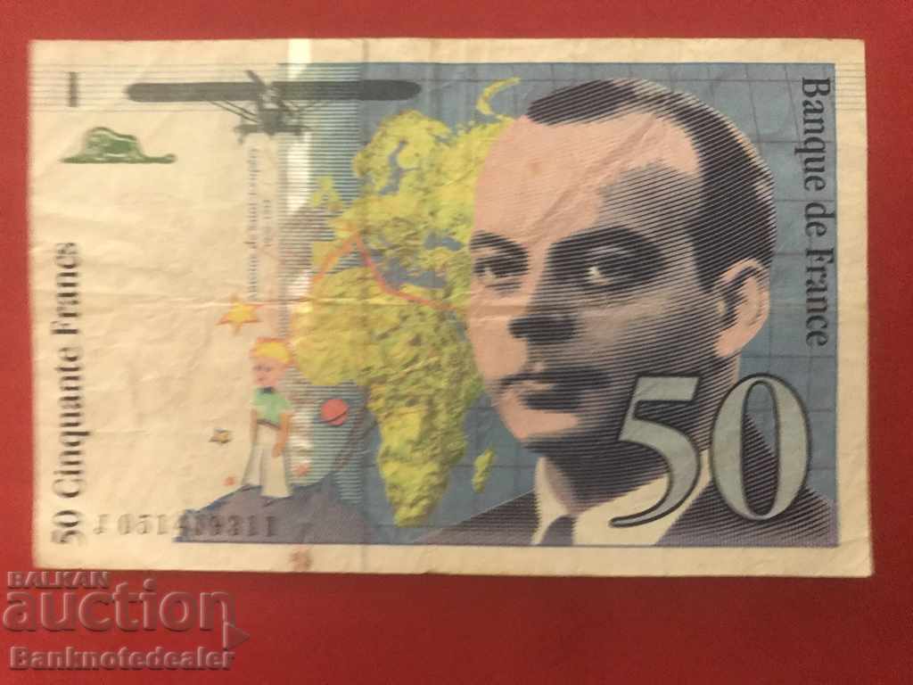 France 50 Francs 1993 Pick 157c Ref 9311