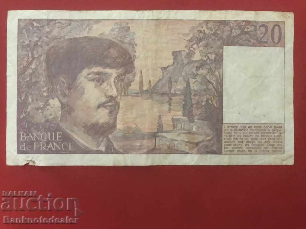 France 20 francs 1989 Pick 151 Ref 9168 with price 7.00 BGN | € 3.58 France 20 francs 1989 Pick 151 Ref 9168 with price 7.00 BGN | € 3.58