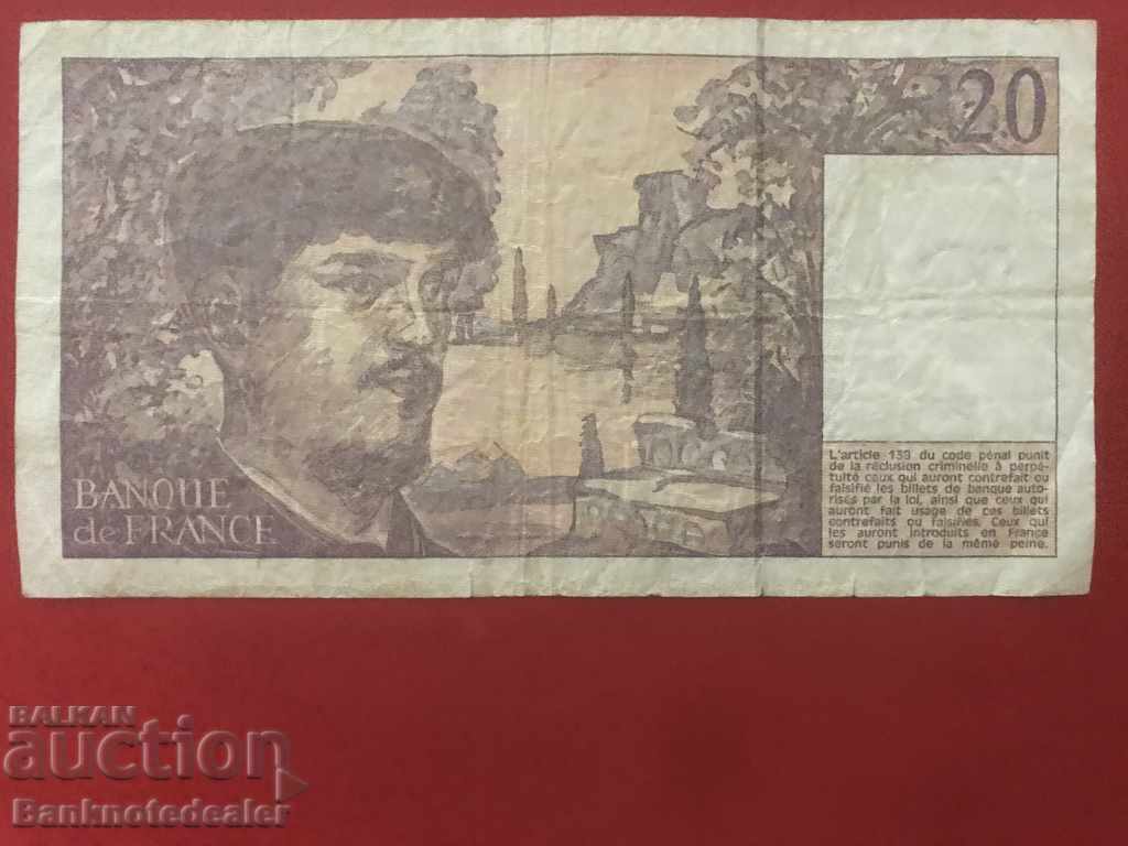 France 20 Francs 1993 Pick 151 Ref 9327 with price 7.00 BGN | € 3.58 France 20 Francs 1993 Pick 151 Ref 9327 with price 7.00 BGN | € 3.58