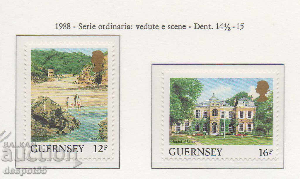 1988. Guernsey. Τακτική τροφοδοσία.