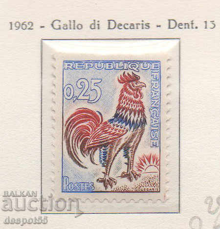 1962. France. Gallic cock.