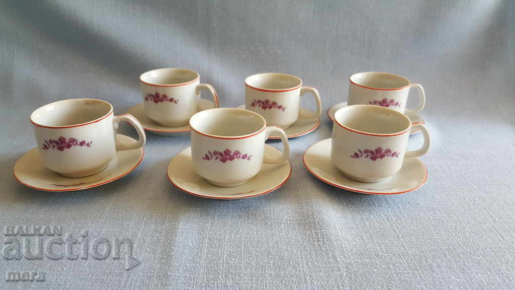 Porcelain coffee set - Kosta Yordanov - Vidin