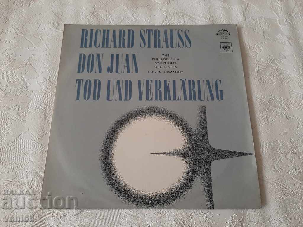 Disc gramofon Suprafon Richard Strauss