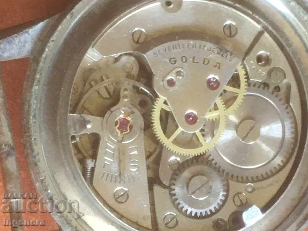 WATCH GOLDA SWITZERLAND WORKS with price 38.00 BGN | € 19.43 WATCH GOLDA SWITZERLAND WORKS with price 38.00 BGN | € 19.43