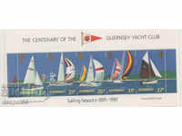 1991. Guernsey. 100 de ani de la Guernsey Yacht Club.