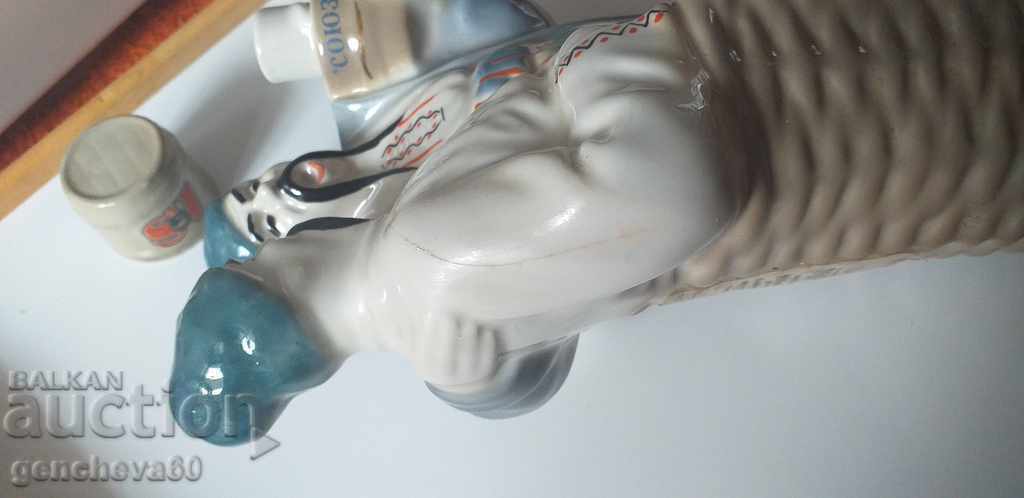 COLLECTIBLE Russian porcelain bottle, porcelain - 7