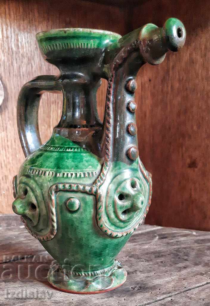 Unique ceramic krondir, pitcher, vinegar - 5