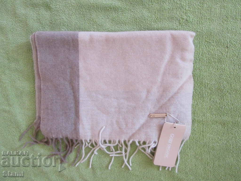 New cashmere scarf GOBI - organic cashmere, Mongolia with price 146.00 BGN | € 74.65
