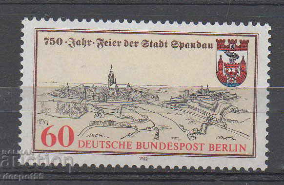 1982. Берлин. 750 -годишнината на Шпандау.