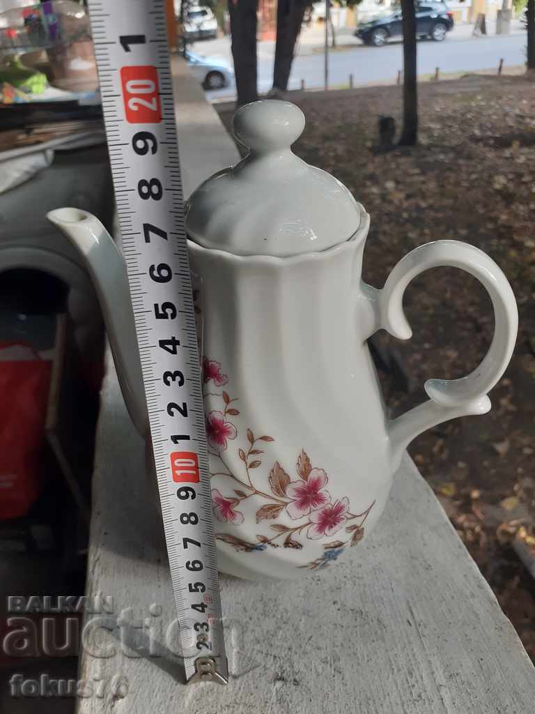 Excellent Bulgarian porcelain jug with stamps - 7 Excellent Bulgarian porcelain jug with stamps - 7