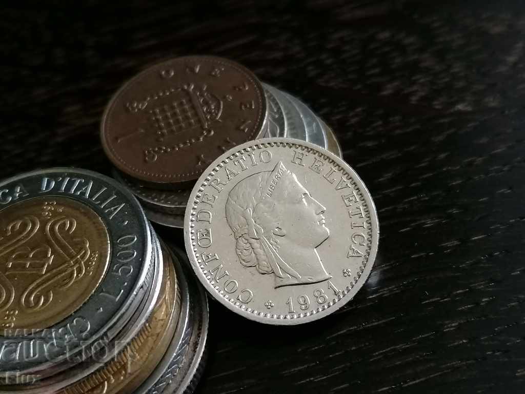 Coin - Switzerland - 20 rapen 1961 with price 1.65 BGN | € 0.84 Coin - Switzerland - 20 rapen 1961 with price 1.65 BGN | € 0.84