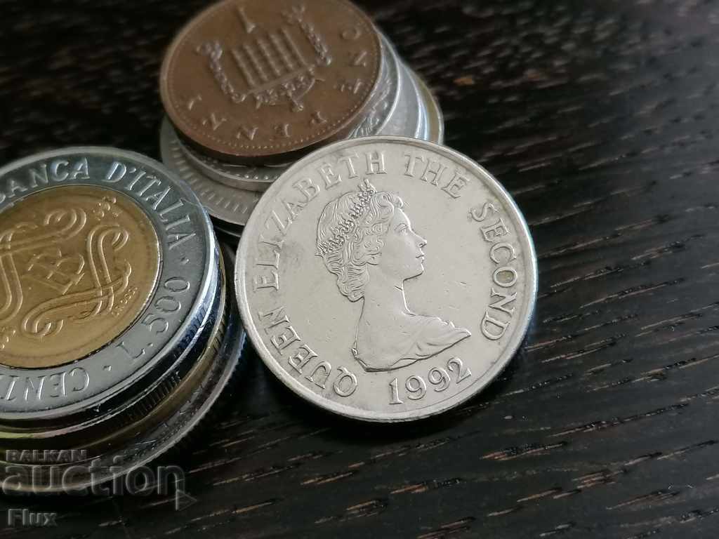 Coin - Jersey Island - 10 pence 1992 with price 5.75 BGN | € 2.94 Coin - Jersey Island - 10 pence 1992 with price 5.75 BGN | € 2.94