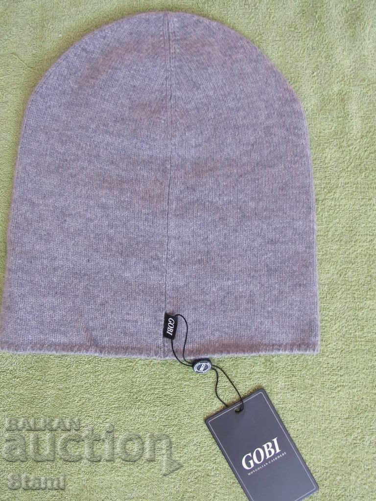 Women's/Men's GOBI Knitted Hat, 100% Cashmere, Mongolia