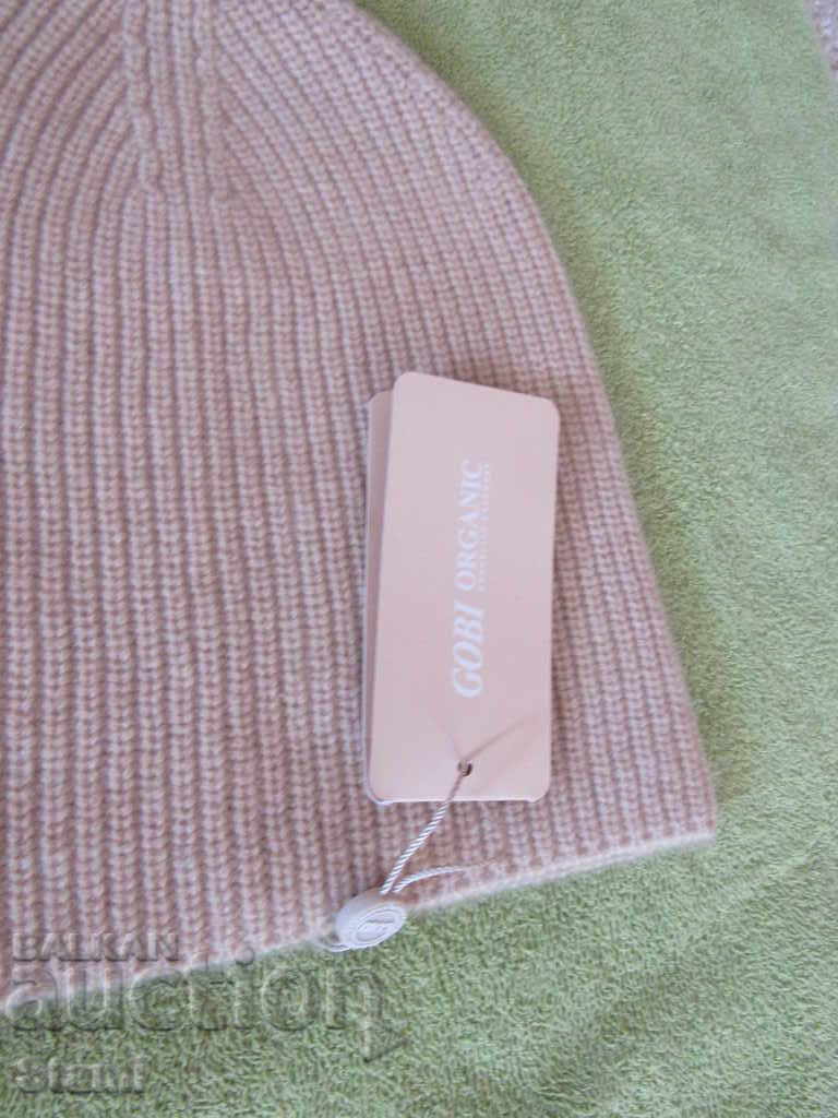 Auction  Women's/Men's GOBI Knitted Hat, 100% Cashmere, Mongolia