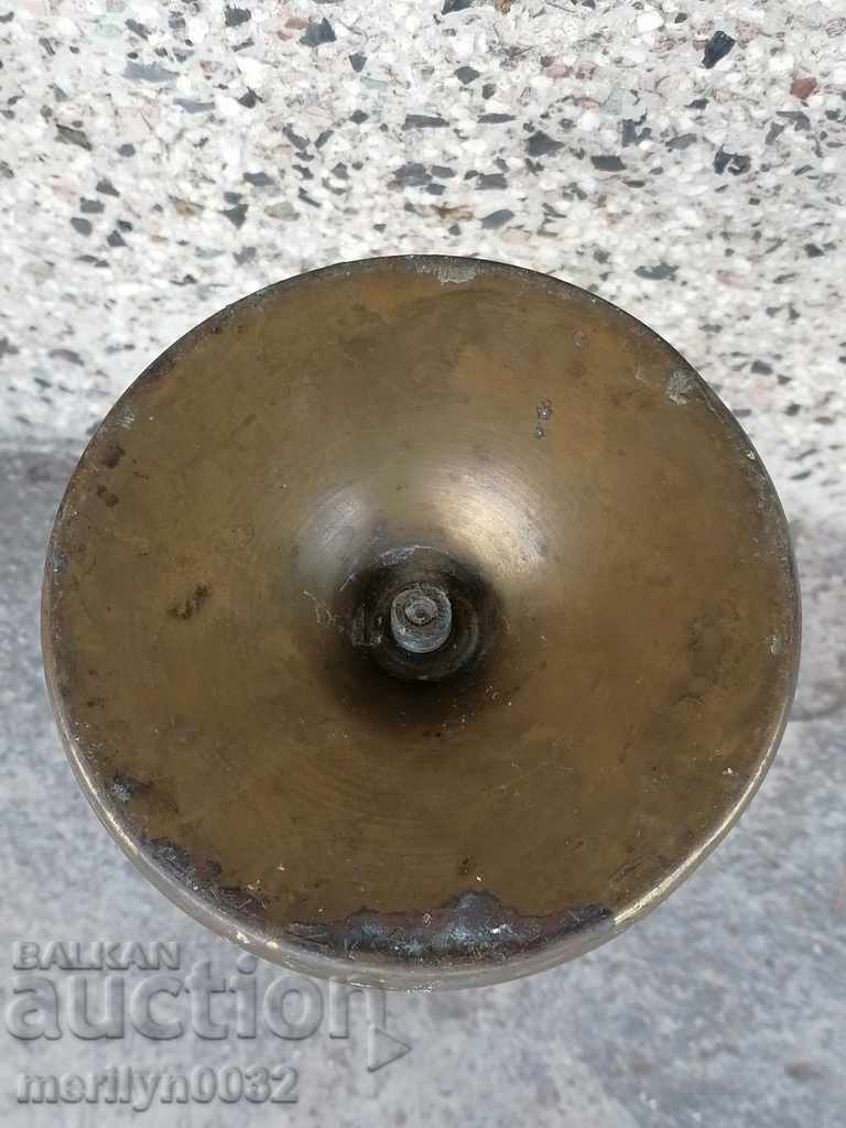 Възрожденски бронзов свещник свещ - 5 Възрожденски бронзов свещник свещ - 5