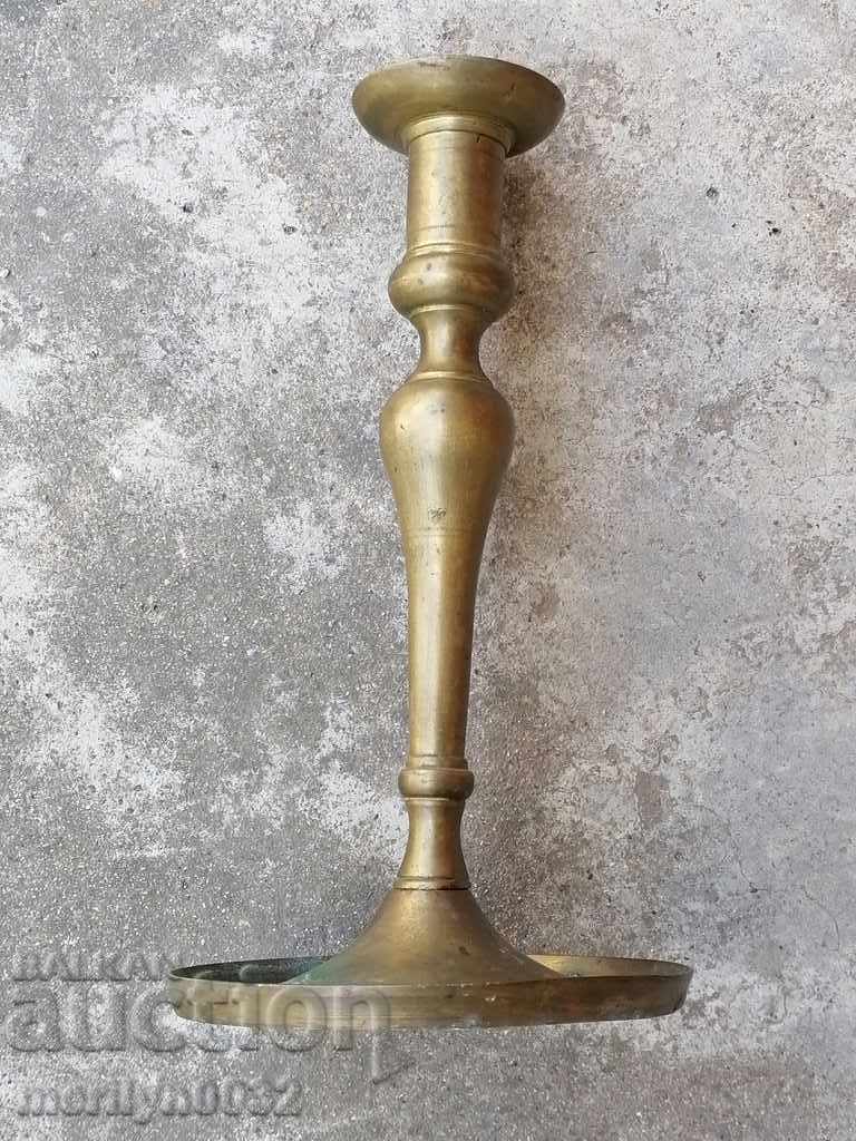 Renaissance bronze candlestick candle - 7 Renaissance bronze candlestick candle - 7