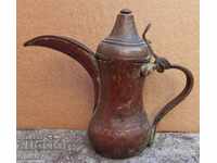 Urcior otoman vechi de cupru, ceainic, ibric de cafea, ceainic