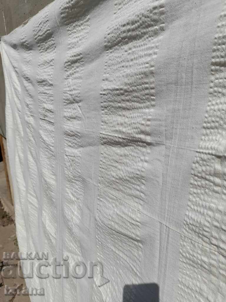 Auction  Old canary bed cover, sheet