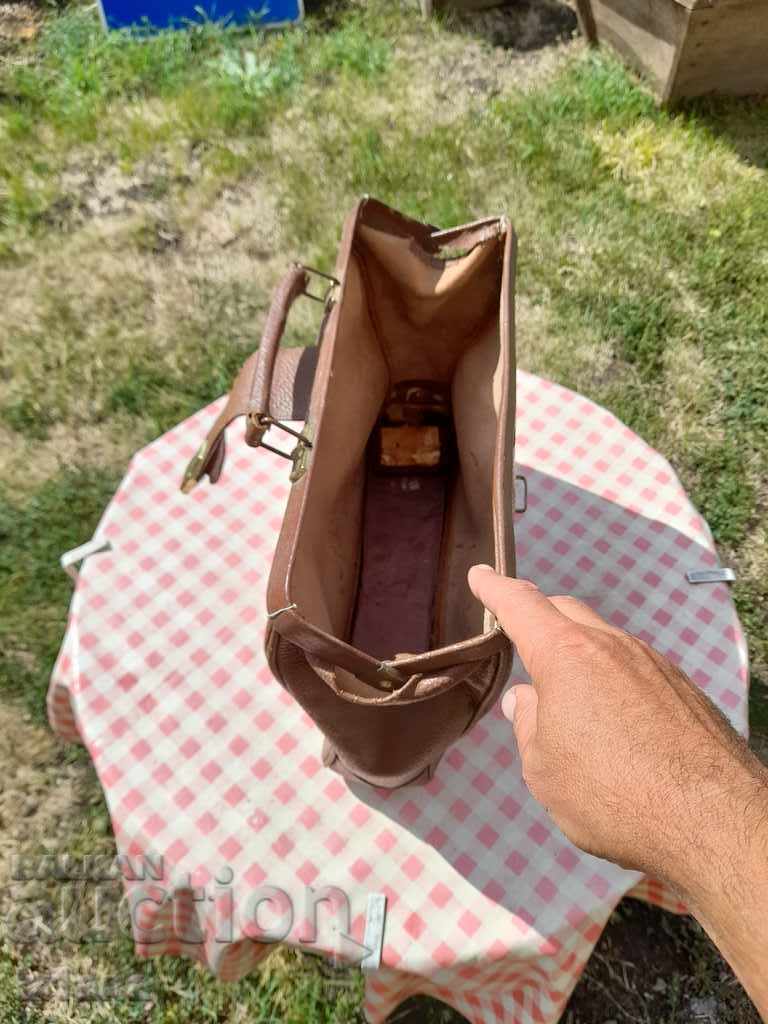 An old leather bag - 6 An old leather bag - 6