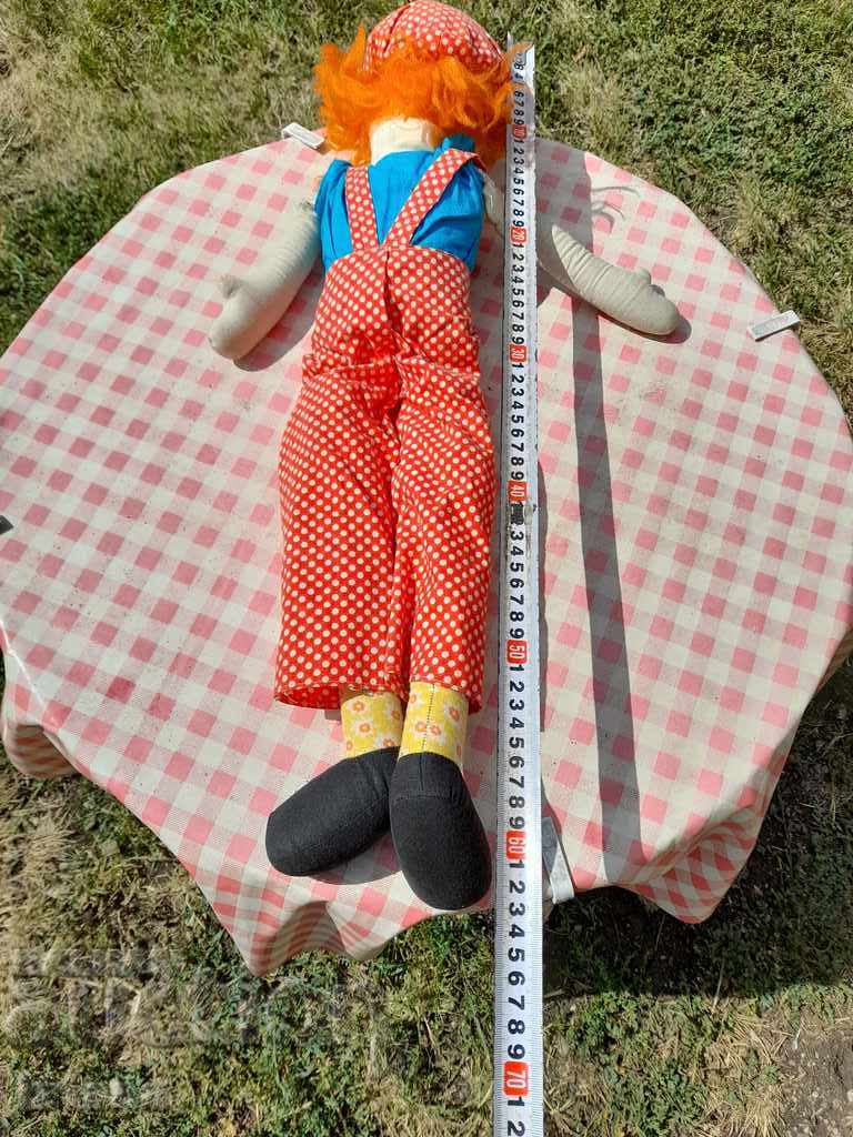 Old doll, clown - 6 Old doll, clown - 6