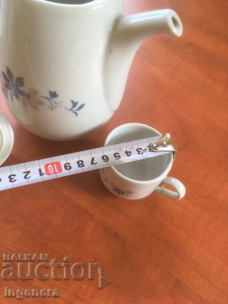 PORCELAIN JUG GLASS BULGARIA - 6 PORCELAIN JUG GLASS BULGARIA - 6