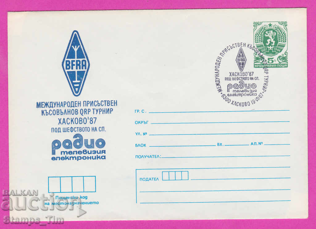 267933 / България ИПТЗ 1987 Хасково Радио Телевизия Електр