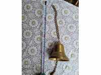 Old brass ship bell