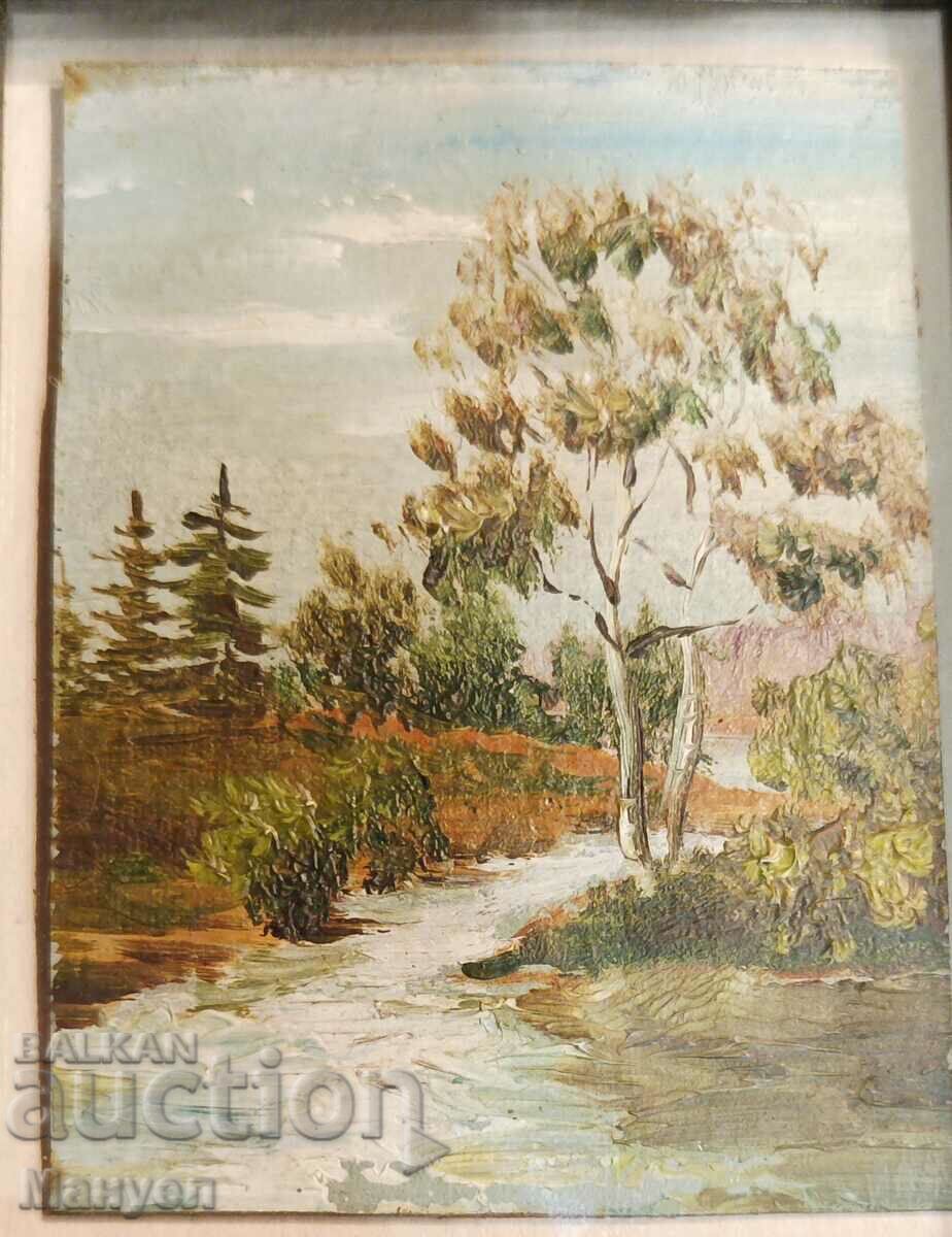 Auction  I am selling a miniature - oil!