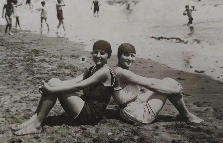 1929 BURGAS SEA BEACH FOTO FOTO REGATUL BULGARIEI