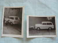 Fotografii ale unui model vechi Trabant - 2 piese