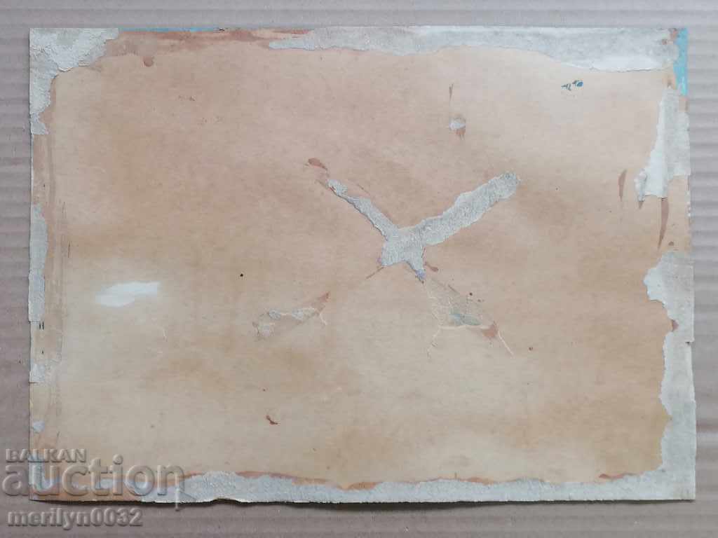 Παλιά ακουαρέλα αρχές του 20ου αιώνα ζωγραφική ζωγραφική - 6 Παλιά ακουαρέλα αρχές του 20ου αιώνα ζωγραφική ζωγραφική - 6