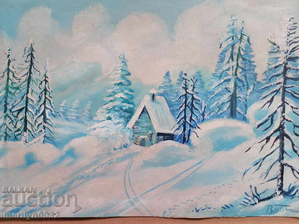 Old watercolor early 20th century picture color with price 79.00 BGN | € 40.39 Old watercolor early 20th century picture color with price 79.00 BGN | € 40.39