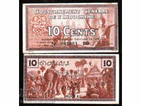 Γαλλική Ινδο-Κίνα 10 σεντ 1939 Επιλέξτε 85 Re 009001 Χαμηλή Χωρίς UNC