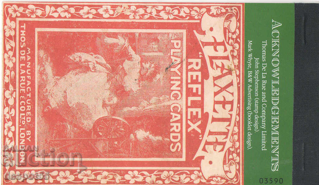 1993. Guernsey. 200 years since the birth of Thomas de Rue. Carnet. - 7 1993. Guernsey. 200 years since the birth of Thomas de Rue. Carnet. - 7